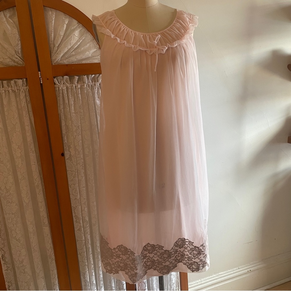 Vintage Chiffon Nightgown